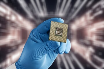 Semiconductor or microchip technology developments in human hand