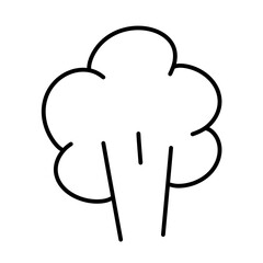 hand drawn cartoon expression sign doodle.