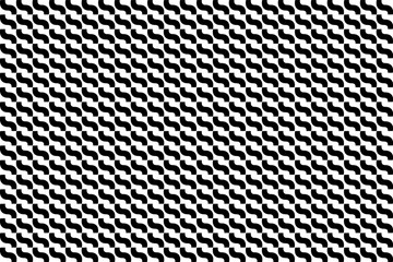 Abstract seamless repeating pattern. Black and white seamless geometric textile pattern. Abstract mosaic tile wallpaper decor.