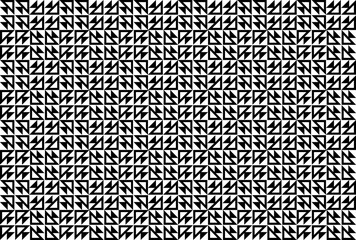 Abstract seamless repeating pattern. Black and white seamless geometric textile pattern. Abstract mosaic tile wallpaper decor.