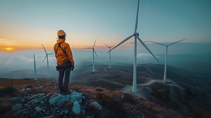 A View from Above: The Beauty of Wind Turbines