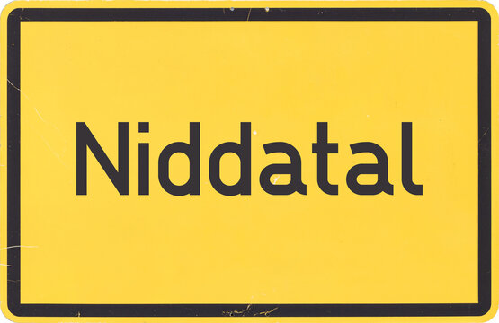 Ortsschild Niddatal