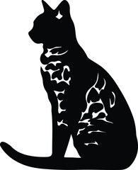 Ocicat Cat silhouette
