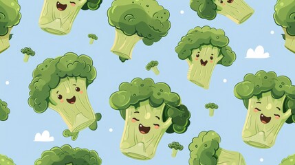 Weekly meal planner featuring amusing cartoon broccoli characters Dive into a week of nutritious meals with a fun twist whether you re keeping track of your cooking adventures documenting y
