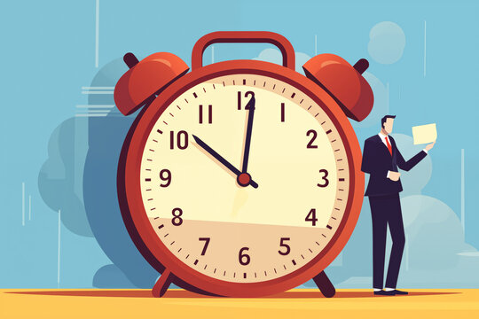 Person With Clock Images – Browse 321,113 Stock Photos, Vectors, and ...