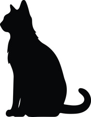Serengeti Cat silhouette