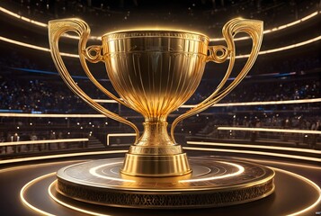 The Golden Cup as a symbol of victory and championship