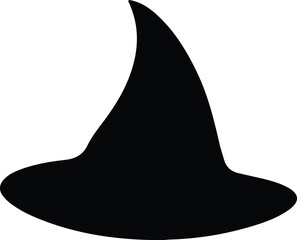 Fototapeta premium Witchs hat silhouette