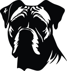 American Bulldog silhouette