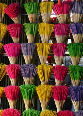 Incense sticks for sale in the incense village, Thuy Yuan, Vietnam