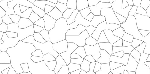 Abstract white crystalized broken glass background .black stained glass window art pattern vector illustration. broken stained glass black lines geometric pattern .