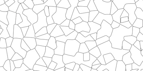 Abstract white crystalized broken glass background .black stained glass window art pattern vector illustration. broken stained glass black lines geometric pattern .