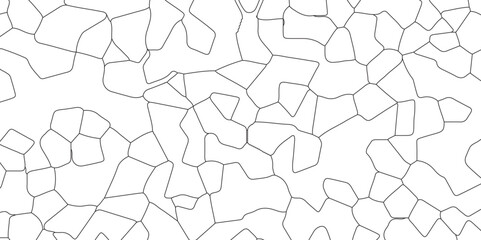 Abstract white crystalized broken glass background .black stained glass window art pattern vector illustration. broken stained glass black lines geometric pattern . - obrazy, fototapety, plakaty