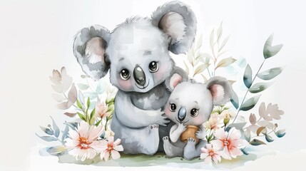 Koala and Baby Painting