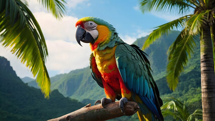 Emerald Enchantment: Explore the Lush Depths of the Amazon (3D Photorealistic Background)