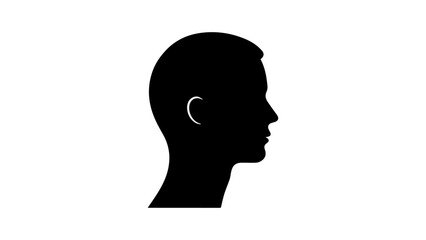 silhouette of a person, shape in vector