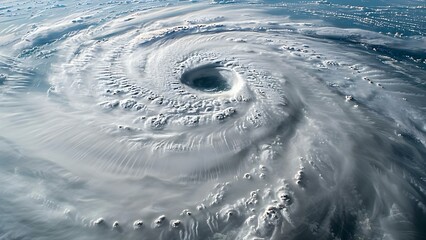 Fototapeta na wymiar Impact of Hurricane in Florida, United States: Strong Winds, Floods, and Disaster. Concept Hurricane Impacts, Natural Disasters, Florida, United States, Extreme Weather