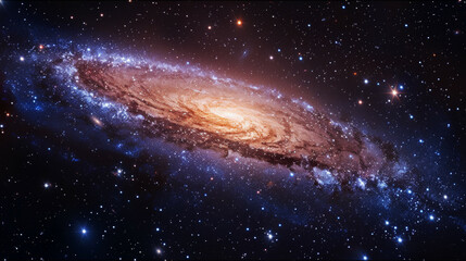 Fototapeta premium Iridescent Cosmos Captivating Galaxy Photography