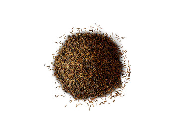 heap of organic indian aromatic spice black cumin seeds,in india knon as kali jeera,kala...