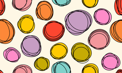 Seamless vintage pattern retro 80s or 90s fashion style abstract vector background. Retro memphis design. Perfect for wallpapers, pattern fills, web page backgrounds, surface textures, textile