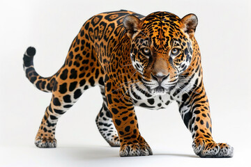 A jaguar prowling, ready to pounce