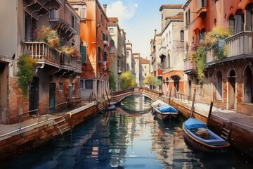 Fototapeta premium canal country