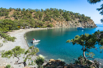 Wandern in der Türkei: Lykischer Weg, Küstenwanderung an der türkischen Riviera mit schönen...