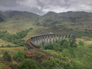 Obraz premium Harry Potter Train in Scottland