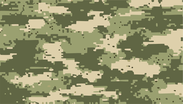 Ukrainian digital camo pattern, Ukraine Military Uniform print as background