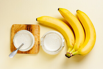 Banana yogurt.