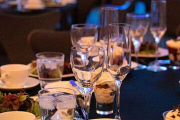 Formal Party Dinner Table, Restaurant, Event, Plates, Fancy Dinner, Food, Salad