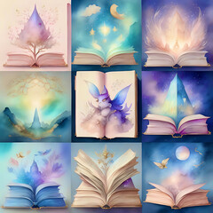 set of magic books