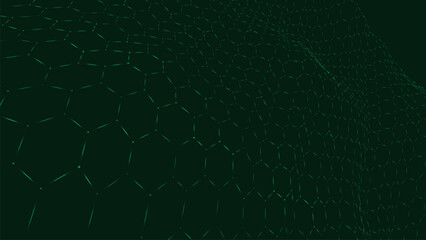 Futuristic hexagon background. Abstract technology background. Technology concept. Abstract 3d vector illustration.