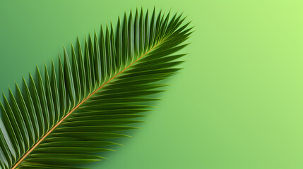 Obraz premium Vibrant green palm leaves