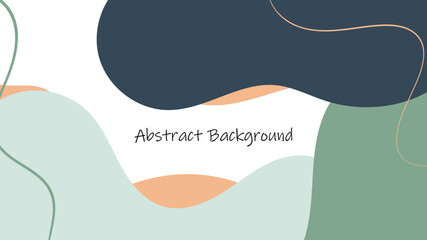 Playful abstract background with wave style. Vector illustration