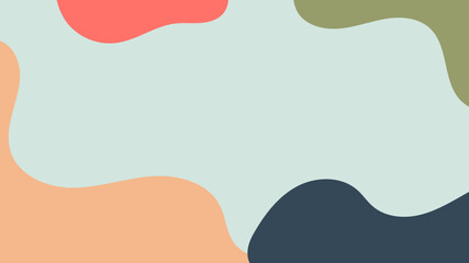 Playful abstract background with wave style. Vector illustration