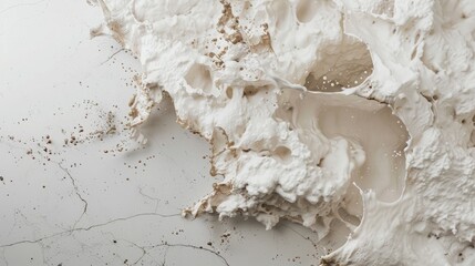 "Pure Elegance: Source Material on a White Canvas"