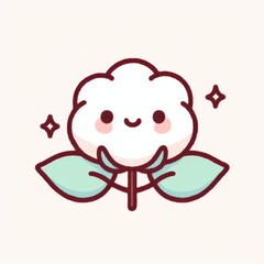 cotton logo isolated premium 