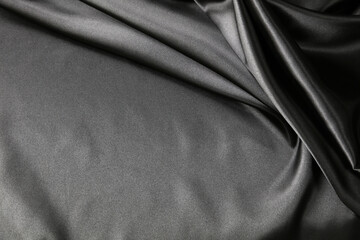 Black silk fabric - 792052913
