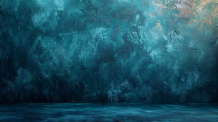 Grungy blue abstract background - obrazy, fototapety, plakaty