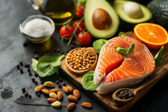 healthy food closeup, healthy food background, Health food concept, fitness biet food background