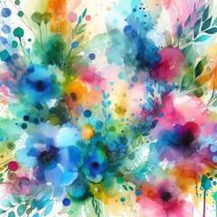 watercolor background drawn by brush.