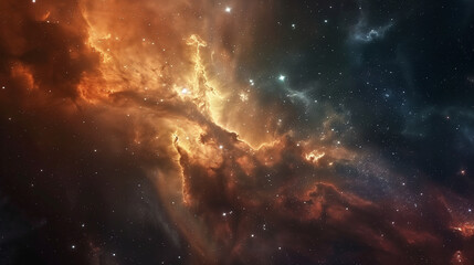 Obraz premium nebula in space