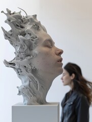Surreal Sculptural Portrait