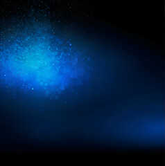 Obraz premium blue and black abstract background, wallpaper or graphic resource