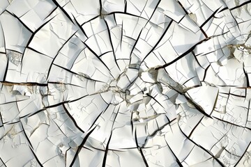 Obraz premium Shattered Glass Texture - Abstract Background Concept