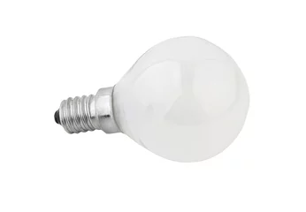 Foto op Canvas LED bulb on white © Unkas Photo