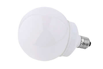 LED bulb on white