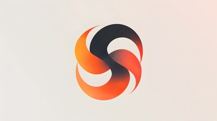 A dynamic logo featuring bold typography and an abstract icon representing movement and energy. The...