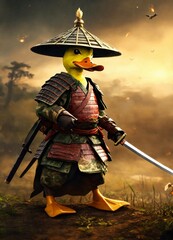 samurai with sword